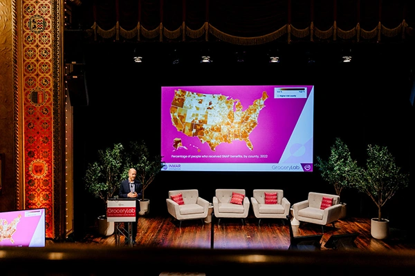Orenstein presents a heat map of SNAP EBT usage across the United States