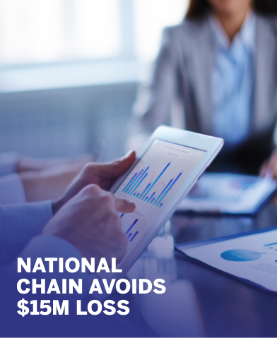 National chain avoids $15M loss