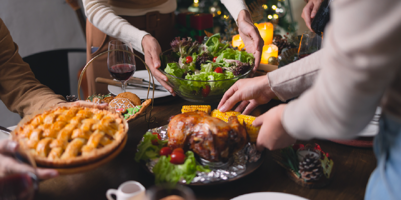 a holiday feast