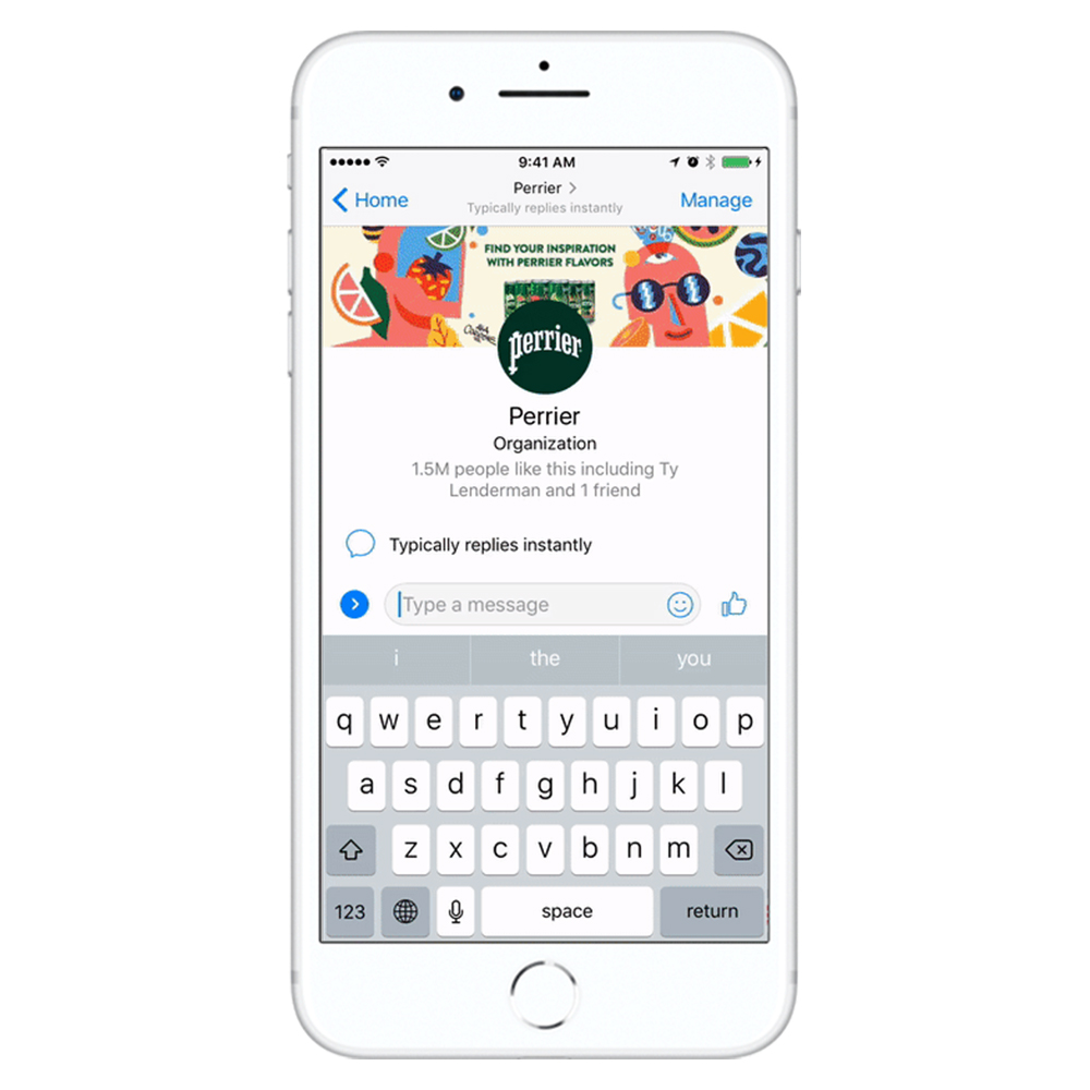 perrier ad campaign screenshot