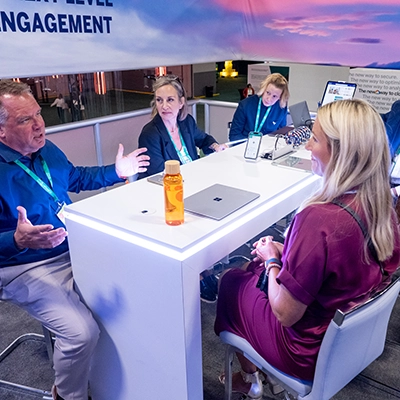 rooftop conference room meeting