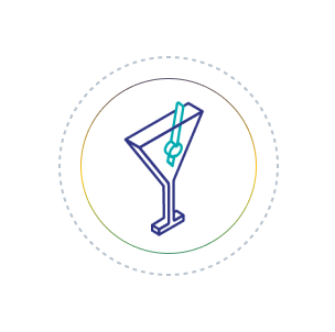 Liquor Bottle logo