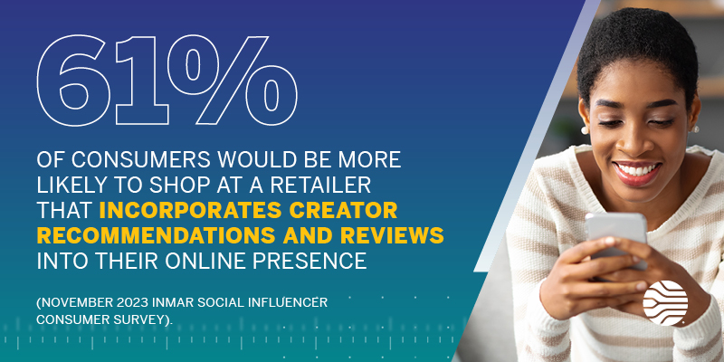 61% of shoppers seek recommendations