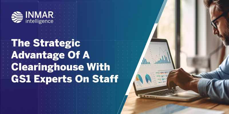 Inmar Intelligence header image highlighting the strategic advantage of a clearinghouse with GS1 experts on staff