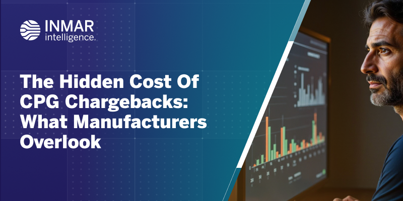 The Hidden Cost of CPG Chargebacks: What Manufacturers Overlook. A man looks at a monitor displaying a financial chart