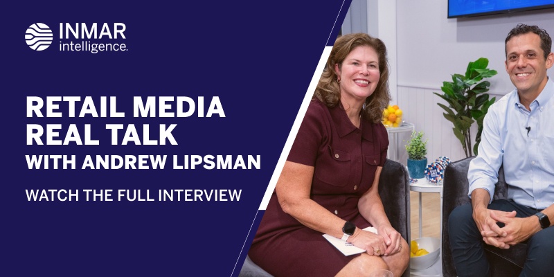 Inmar Intelligence’s Cate Carley sits with retail media analyst Andrew Lipsman for a live interview at Groceryshop 2025, discussing the future of retail media and commerce innovation.