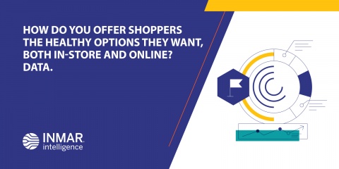 How do you offer shoppers the healthy options they want, both in-store and online? Data.