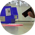 Alternate: Courier Scans Med Into Storage Location MedEx Trace Alternate: Courier Scans Med Into Storage Location