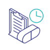 DSCSA Icon of Clipboard and Medicine