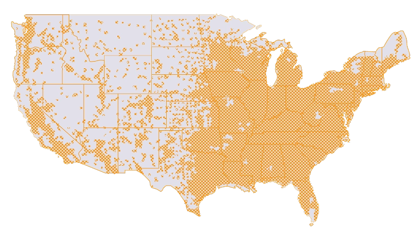 coverage map