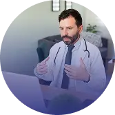 consulting physician discussing options